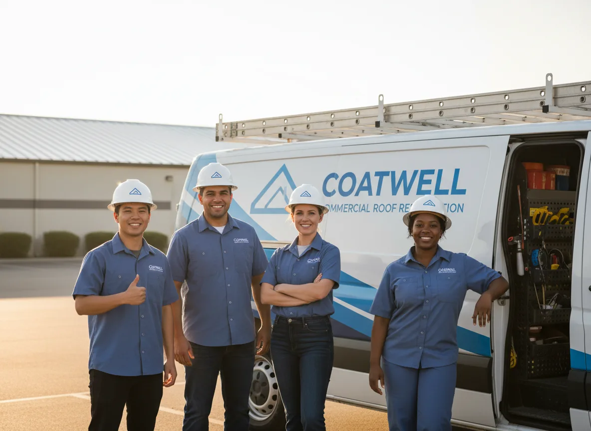 Commercial roof coating company in Sherman, IL